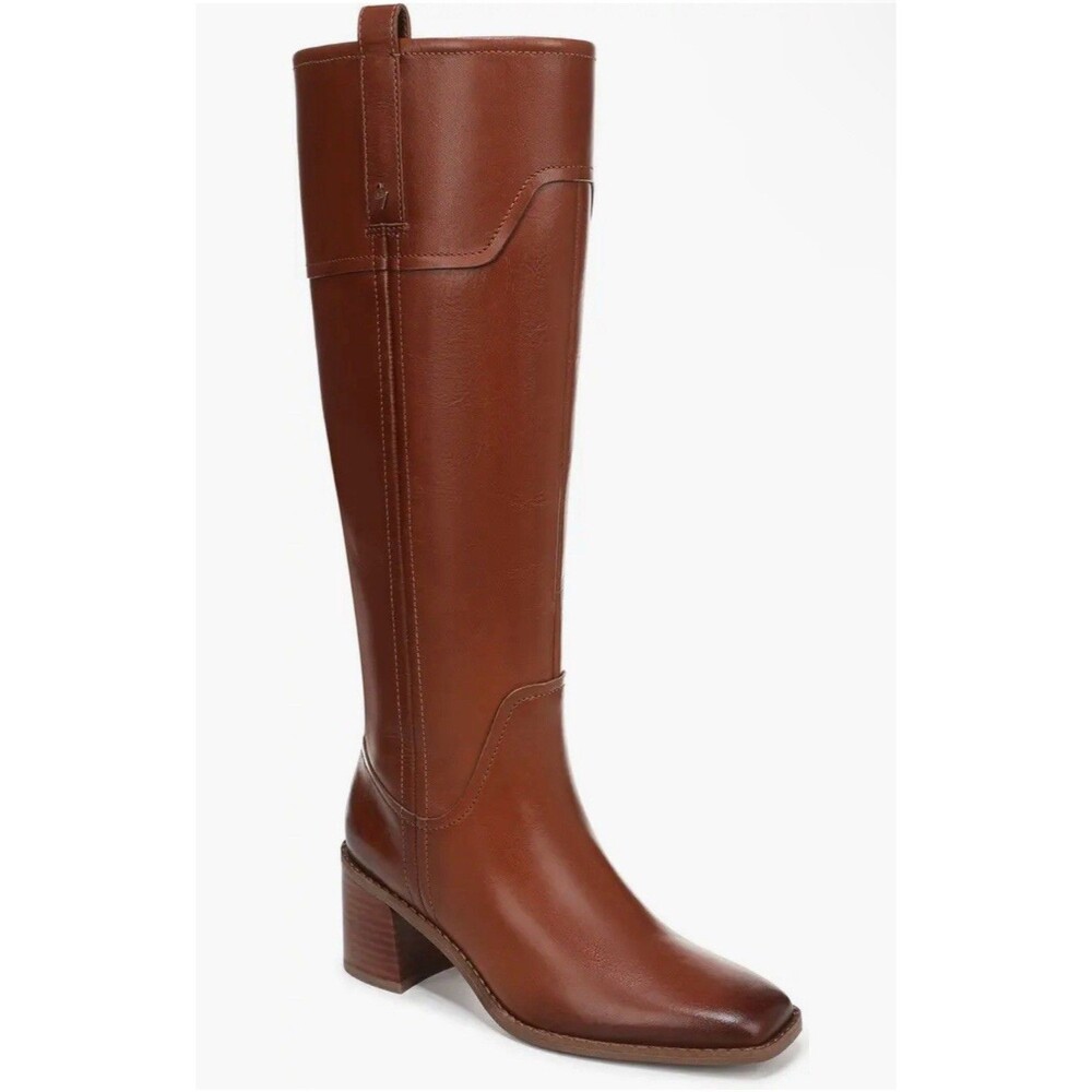 27 Edit Naturalizer Emmie Women's 12 Wide Calf Boots In Cider Spice Brown New - Picture 2 of 9